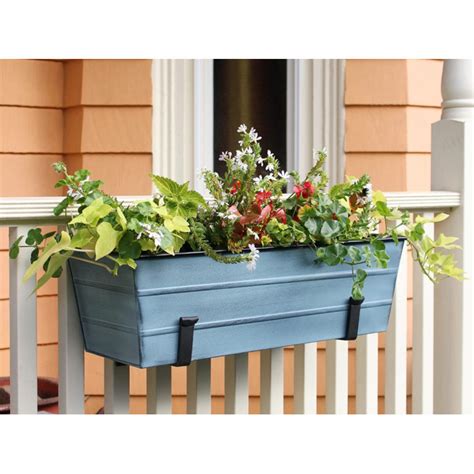 dreketi nantucket galvanized steel window box planter|Dreketi Metal Outdoor Window Box Planter .